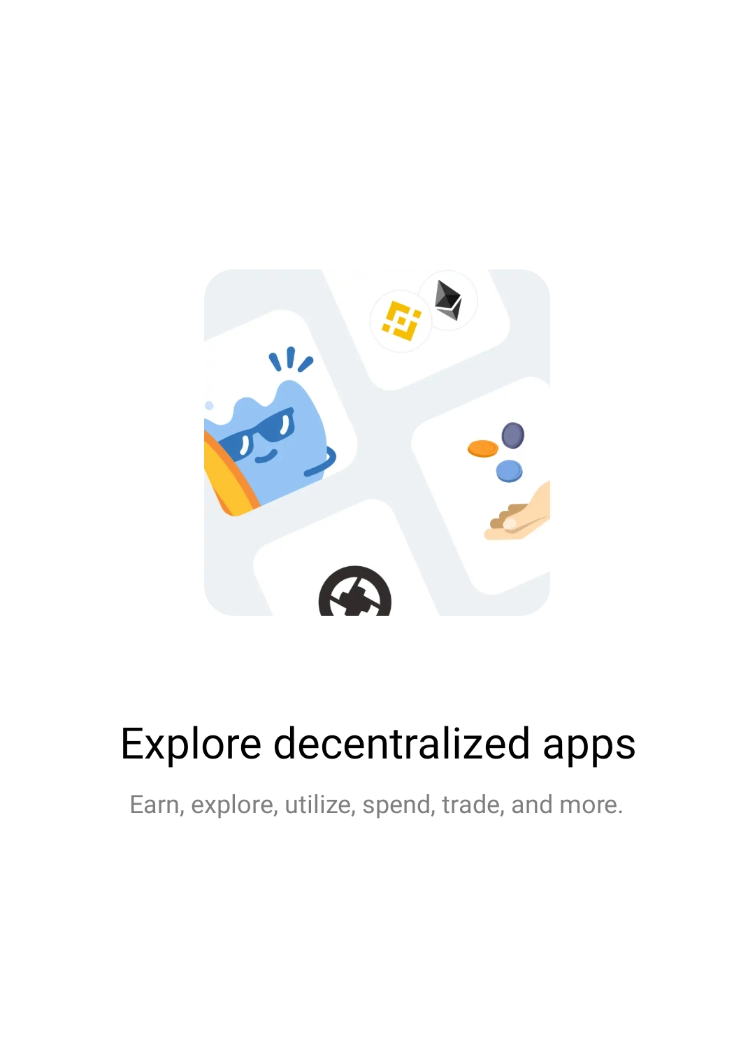 Explore decentralized apps